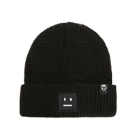 Quiet Smile Acrylic Knit Beanie
