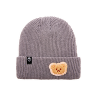 Cozy Teddy Patch Beanie