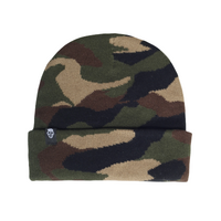 Camo Acrylic Knit Beanie 