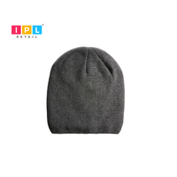 Grey Knitted Beanie