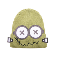 Funky Robot Cartoon Knit Beanie