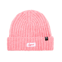 Pink Legend Patch Beanie 