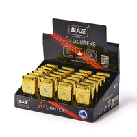 Gold Bullion Lighter | Dual Jet Flame | Pack of 24