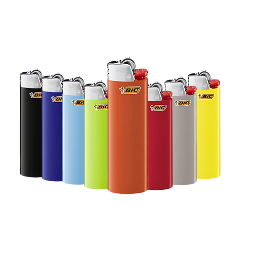 BIC MAXI Lighters J26 | Assorted Colours | Pack of 50
