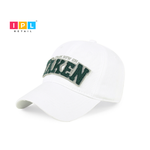 Embroidered White Cap