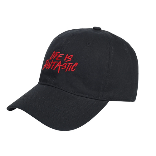 Black Embroidered Baseball Cap