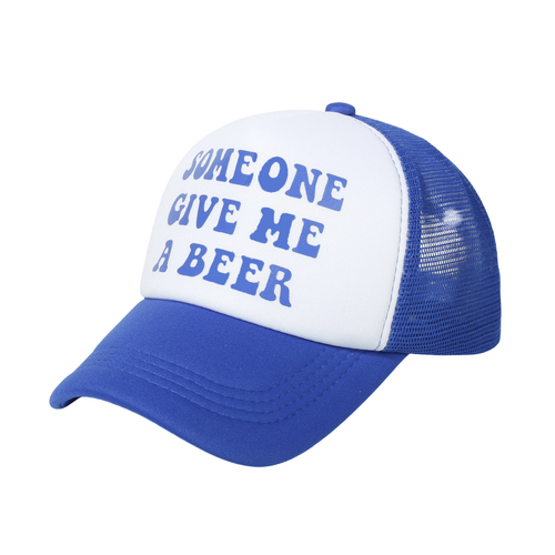Classic Blue Mesh Baseball Cap