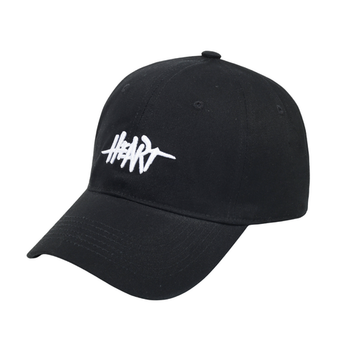 Heart Statement Black Baseball Cap