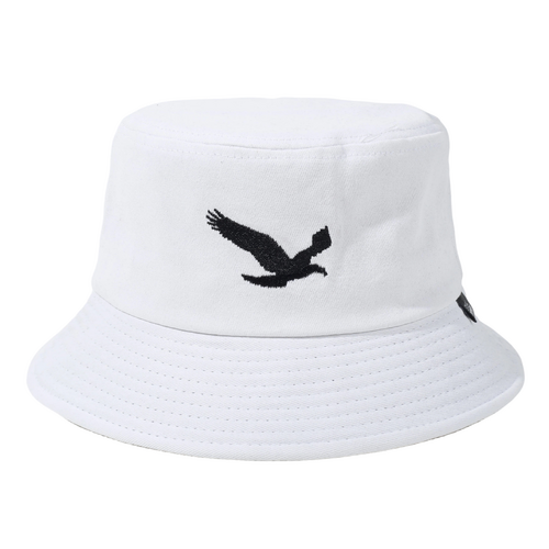 White Eagle Embroidered Bucket Hat