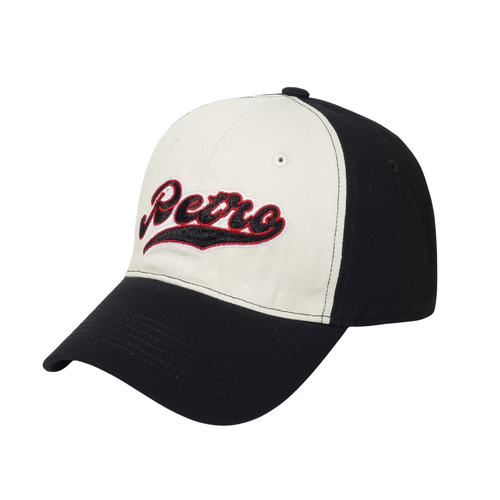 Retro Black Baseball Cap