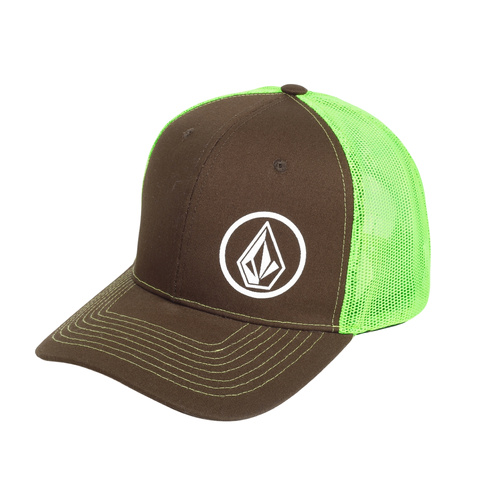Green Mesh Logo Baseball Cap