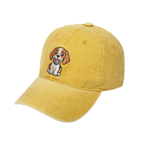 Dog Embroidered Baseball Cap