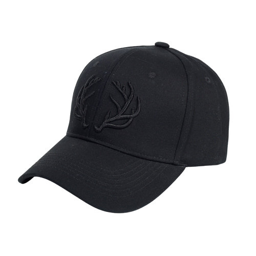 Deer Horns Black Baseball Cap