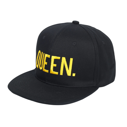QUEEN Embroidered Snapback Black Cap