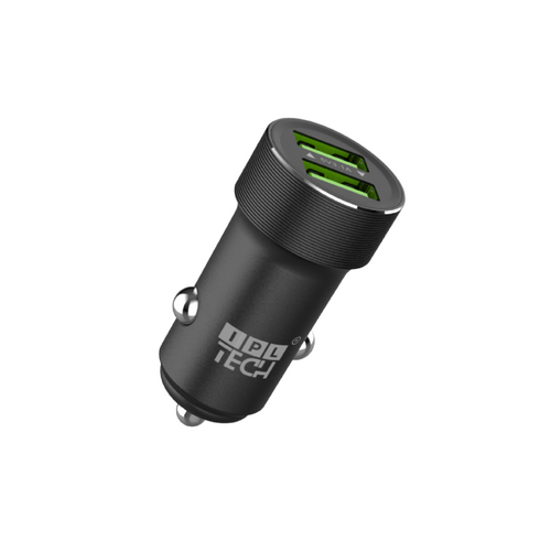 Dual Port Car Charger 3.1A Metal Design