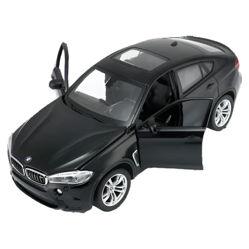 BMW X6M Black Die-Cast Model Car | 1:24 Scale