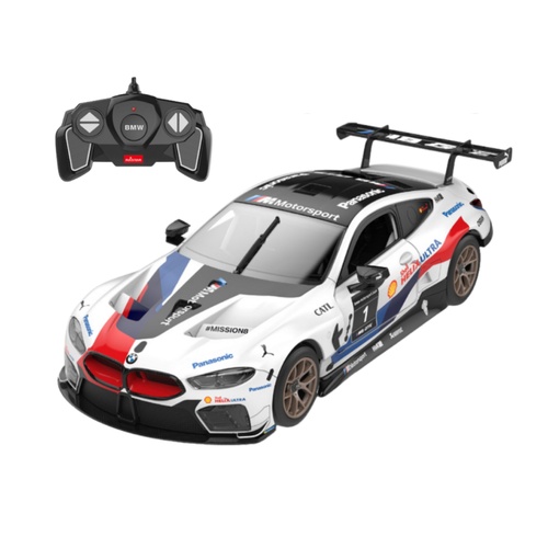 R/C BMW M8 GTE DIY White Assembly Kit | 1:18 Scale