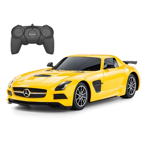 R/C Mercedes-Benz SLS AMG Yellow | 1:18 Scale