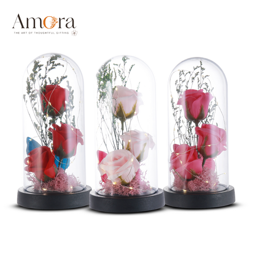 Trio of Love Acrylic Dome | Assorted