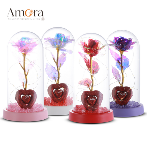 Heart of Rose Acrylic Dome | Assorted
