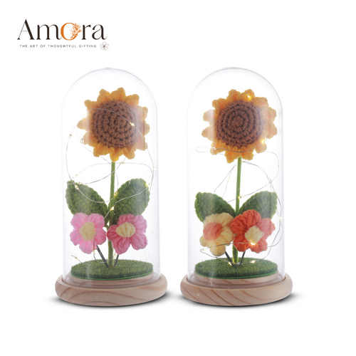Forever Sunflower Acrylic Dome | Assorted 