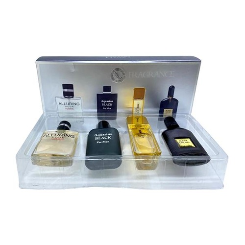 Men Perfume Gift Set 4 Pack x 30ml | Alluring Pour Fragrance Set