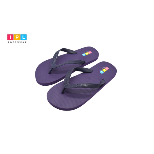 Simple And Elegant Purple Color Men'S Slippers