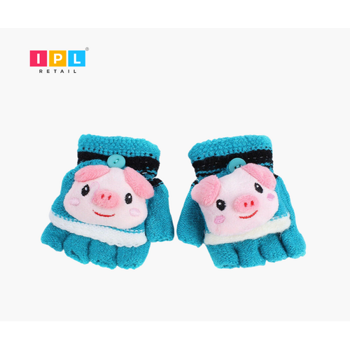 Cute Cartoon Style 3D Animal Pattern Golves for Kids