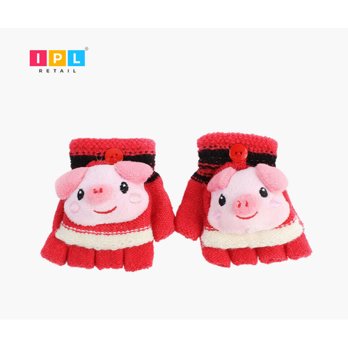 Cute Cartoon Style 3D Animal Pattern Golves for Kids