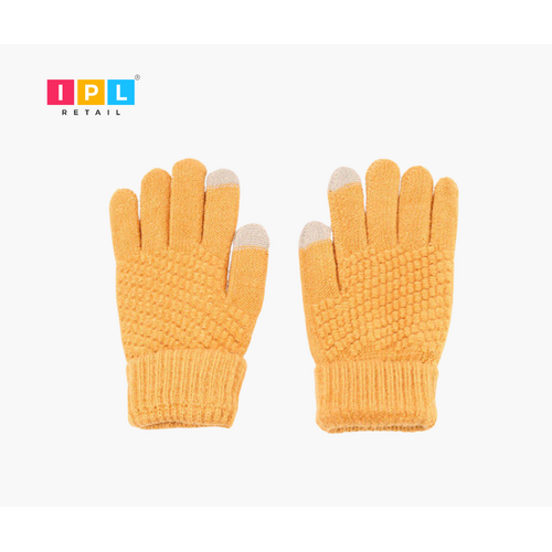 Solar Softness: Citrusy Cozy Gloves