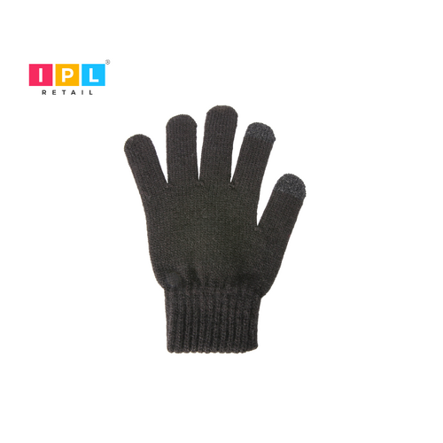 Black Criss Cross Gloves