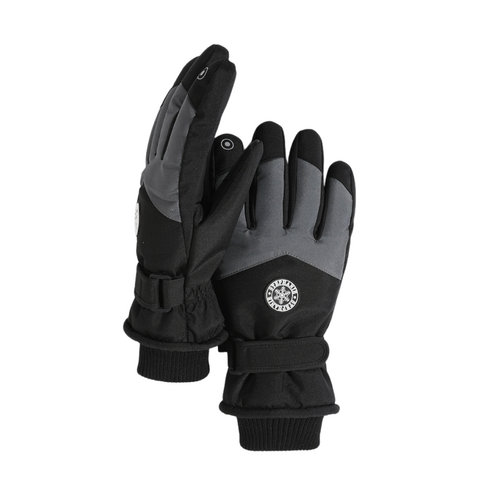 ArcticFlex Ski Gloves | Black & Grey