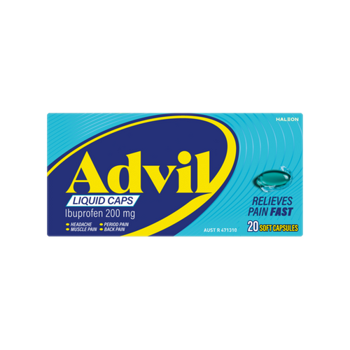 Advil Liquid Caps 20's | 200mg | Pack of 12
