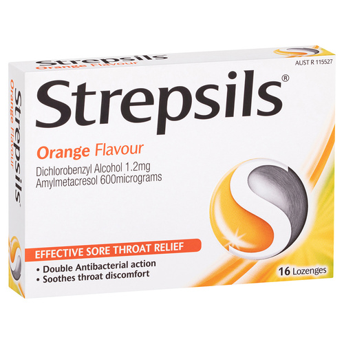 Strepsils Orange | 16 Lozenges