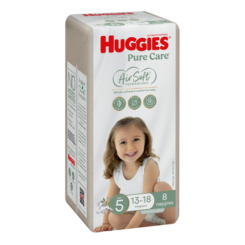 HUGGIES Ultimate Nappies | Size 5 Walker | 13-18kg | 8 Pack (3)