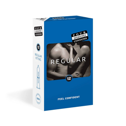 Four Seasons Regular Fitting Condoms | 54mm | Pack of 12