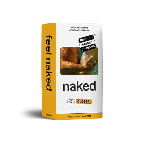 Four Seasons Naked Closer | Ultra-Thin Condoms | 49mm | Pack of 12