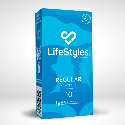 LifeStyles Condoms Regular | Comfort Fit| Pack of 10