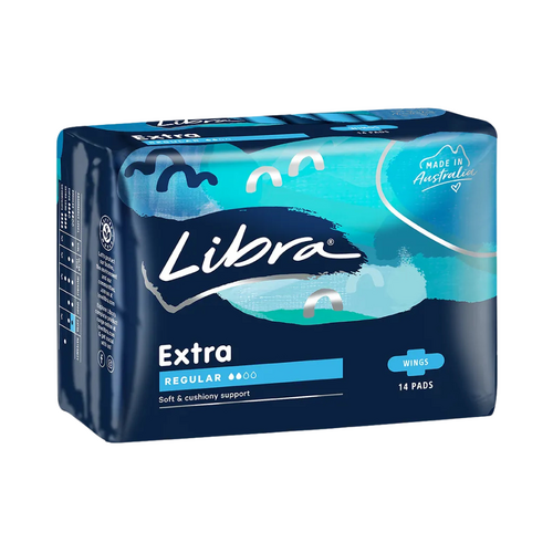 Libra Extra Regular Pads Wings | Pack of 14