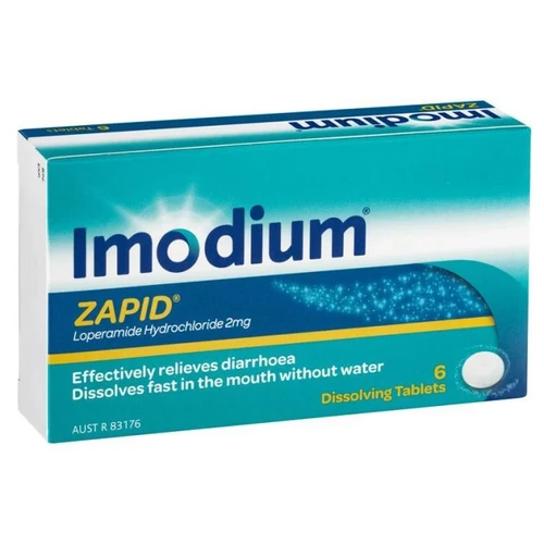 Imodium Zapid Diarrhoea Tablets | 2mg | Pack of 6