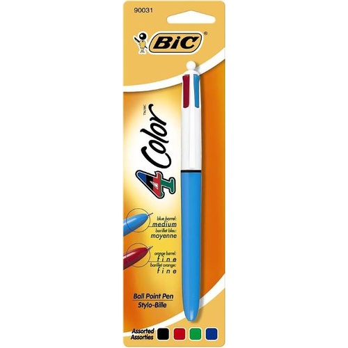 BIC Medium 4 Colour Ball Point Pen | Pack of 1