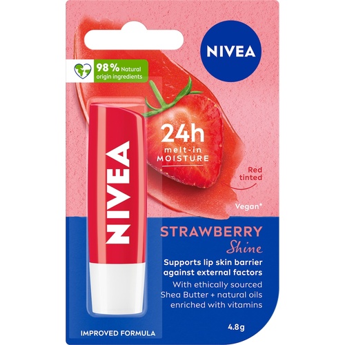 Nivea Fruity Shine Strawberry Lip Balm 