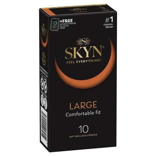 SKYN® Large Comfortable Fit Condoms | Pack of 10