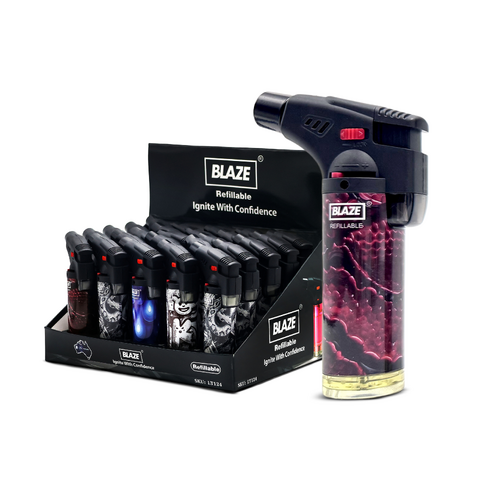 Pro Jet Flame Torch Lighter | Pack of 25