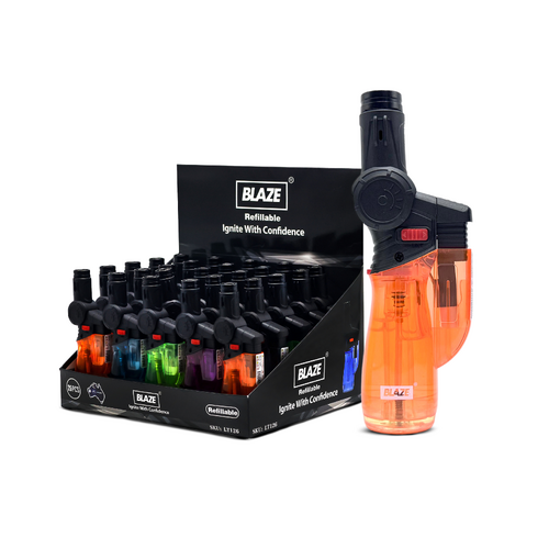 Heavy-Duty Jet Flame Utility Lighter | Pack of 25