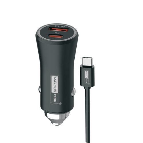 Super Fast Car Charger Type C Combo