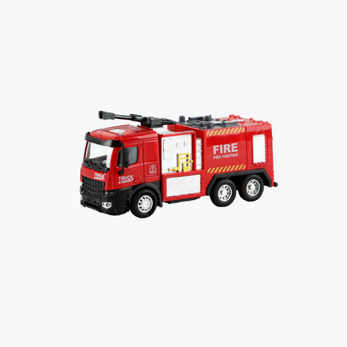 Red Pull-Back Fire Truck