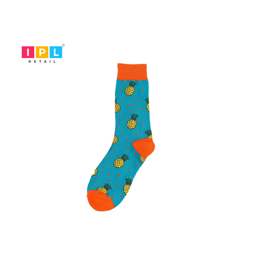 Funky Pineapple Fiesta Socks