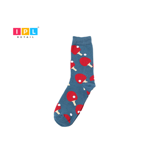 Match-Ready Style: Table Tennis Printed Socks