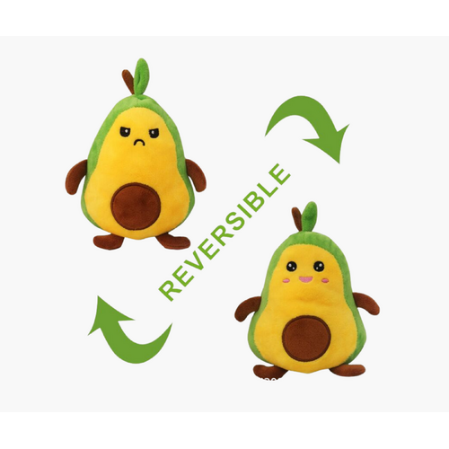 Reversible Avocado Plush Toy